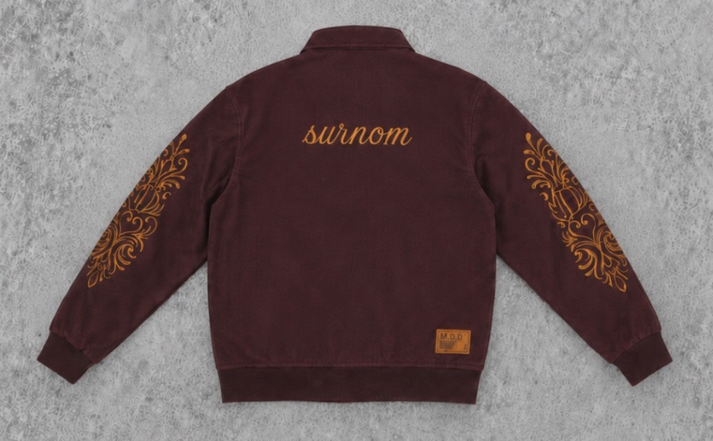 Hoodie Maison De Vinci — vue dos avec marquage