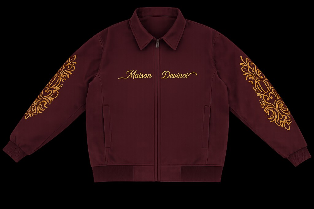 Hoodie Maison De Vinci — vue face avec logo brodé